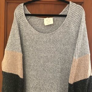 Vici Balloon Sleeve Sweater Sz L